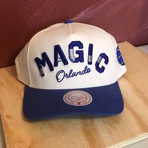 Orlando Magic Blue and cream retro vintage style snapback hat baseball cap new